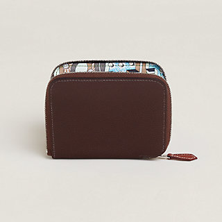 Hermes silk compact online wallet