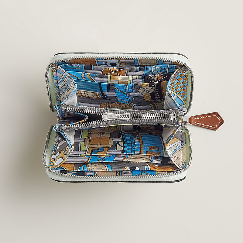 Silk'in compact wallet, small model | Hermès Canada