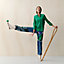 Silk patchwork pants, View: Worn, worn, view 3 of 3