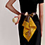 Silk scarf and tie accessory, View: Worn, worn, view 4 of 5