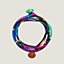Silk triple tour bracelet, View: front, front, view 10 of 10