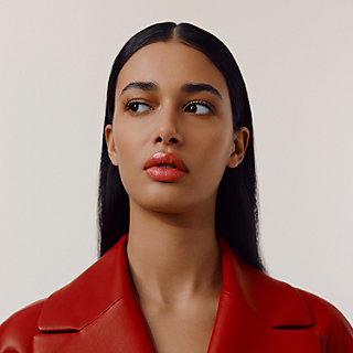 エルメス　ルージュ　ブラヤン　シルキー　オランジュ・フラッシュ28 Silky Lipstick Shine, Limited Edition, Orange Flash - Orange