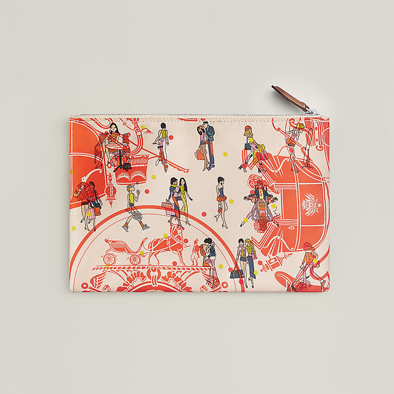 日常に華やかさを♪【HERMES】SilkyPouch27 ポーチ Silky Pouch 27 | Hermès Hong Kong SAR