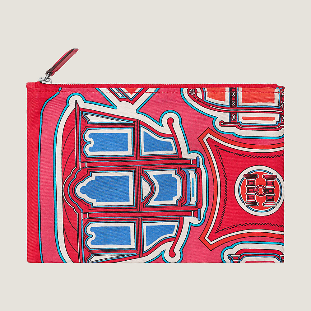 HERMES ポーチ Silky Pocket cosmetic case 直営店ラッピング Silky Pocket cosmetic case | Hermès Singapore