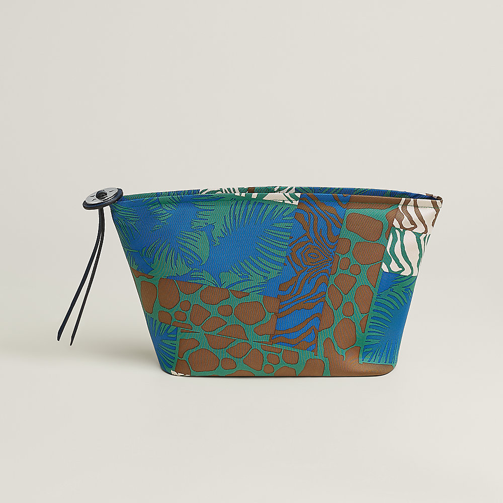 日常に華やかさを♪【HERMES】SilkyPouch27 ポーチ Silky Pouch 27 - Blue | Hermès Belgium