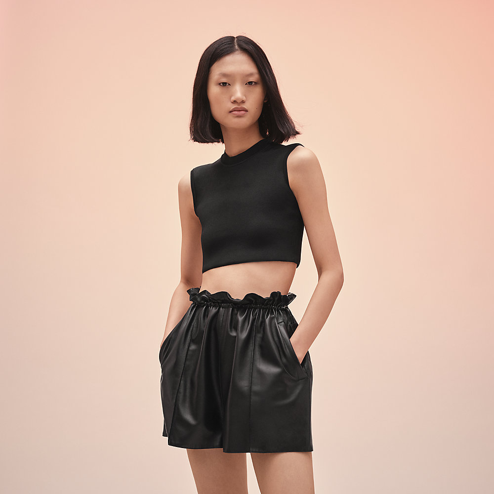 Sleeveless cropped sweater | Hermès Singapore