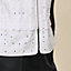 Sleeveless embroidered blouse, View: Worn, worn, view 5 of 5
