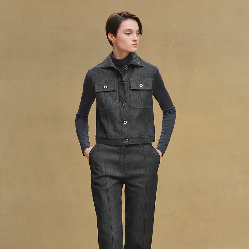 【セレブ】エルメス ウエストジャケット Sleeveless jacket | Hermès USA