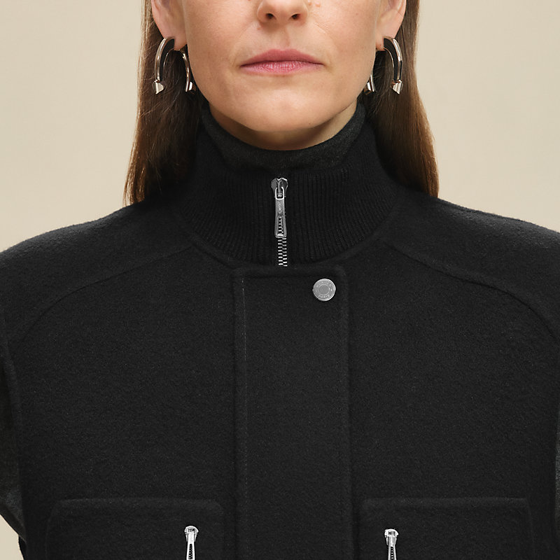 Sleeveless short bomber jacket | Hermès Finland