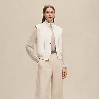 ジャケット・アウター 2020ss HERMES White blouson jacket Jacket - White | Hermès Canada