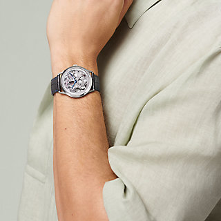 Slim d'Hermès Squelette Lune watch, 39.5 mm
