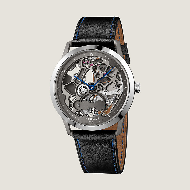 Slim d'Hermès Squelette Lune watch, 39.5&nbsp;mm