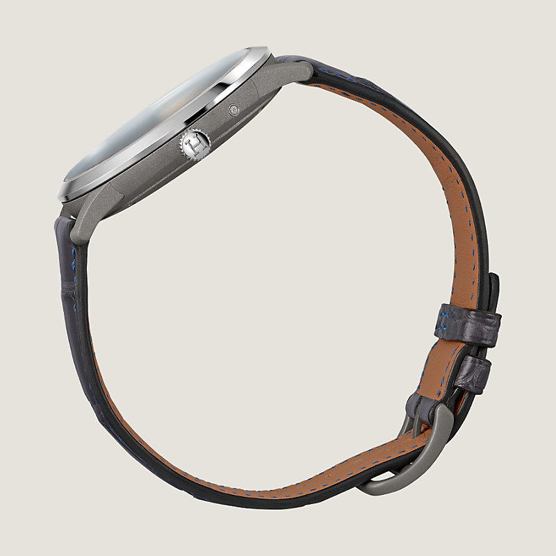 Slim d'Hermès Squelette Lune腕錶，39.5 mm