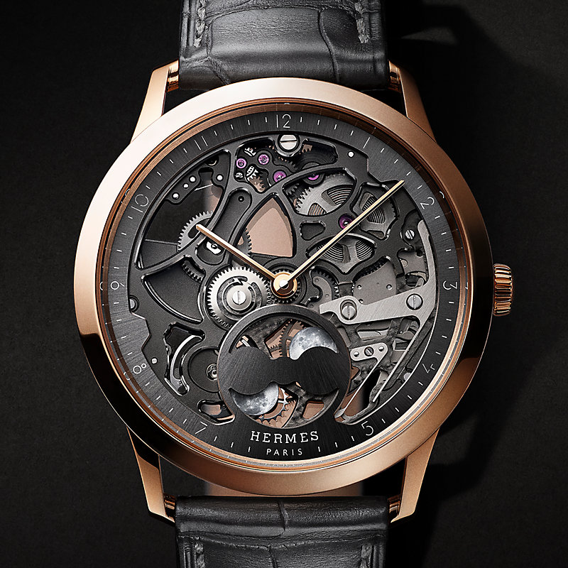 Slim d'Hermès Squelette watch, 39.5 mm | Hermès USA