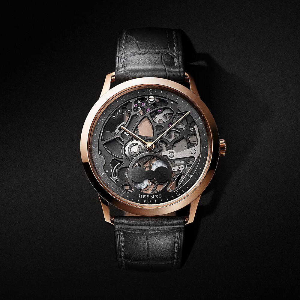 Slim d'Hermès Squelette watch, 39.5 mm | Hermès USA