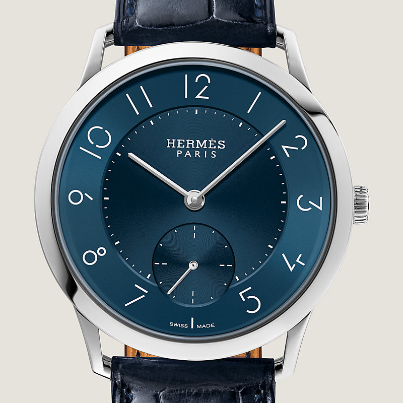 Slim d'Hermès watch, 39.5 mm