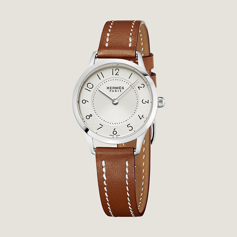 Slim d'Hermès watch, Small model, 25 mm | Hermès Canada