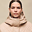 Smooth calfskin puffer coat, View: Worn, worn, view 5 of 7
