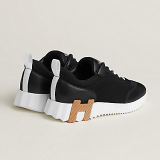 Baskets HERMES Rebondissantes En Daim Noir - Pointure 36, Occasion Excellent état