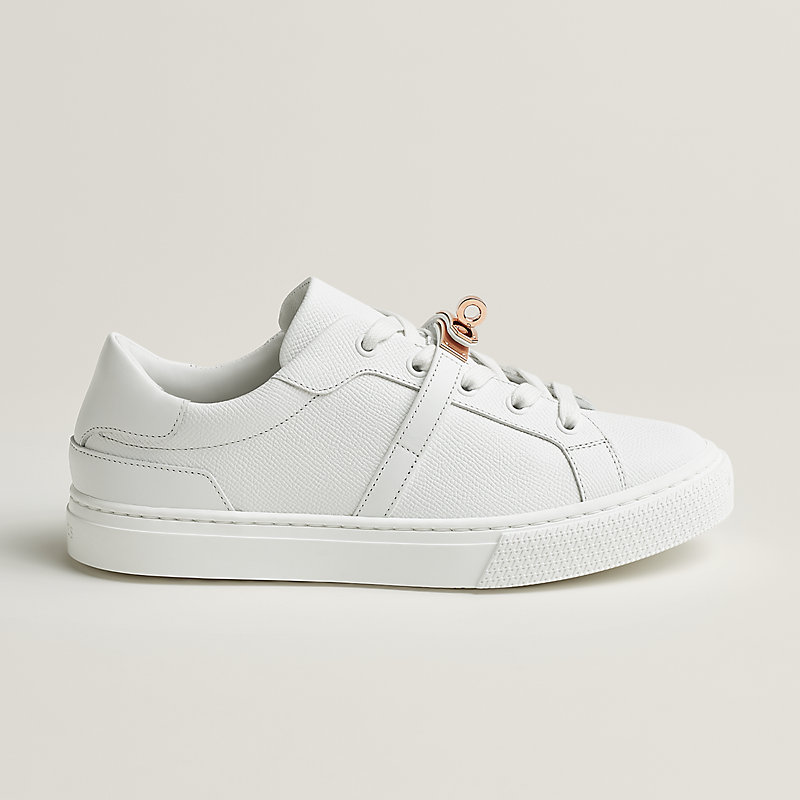 Baskets Hermès En Tweed Blanc – Femme, Pointure 39, Neuves Avec Boîte