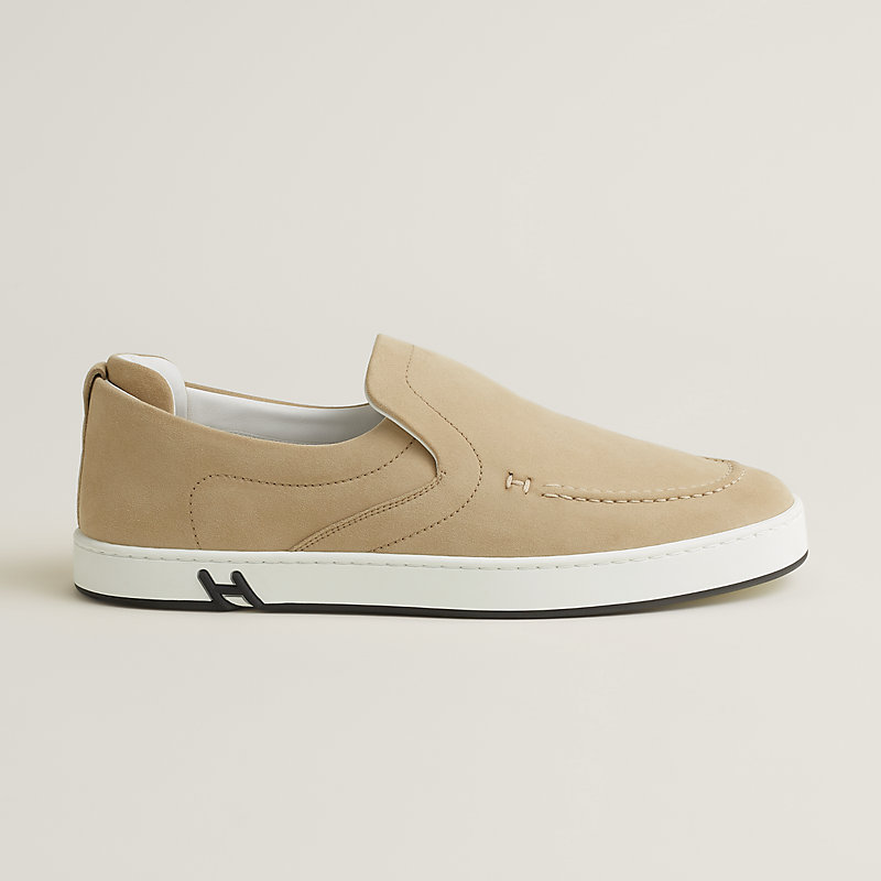 Sneakers slip-on Kiddy - Beige | Hermès France Sneakers slip-on Kiddy - Beige | Hermès France