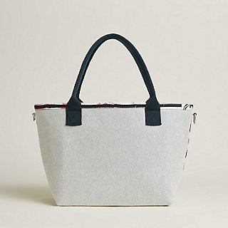 hermes canvas pouch