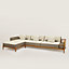 Sofa Sellier 2 places avec méridienne, Vue: Vue portée, worn, vue 1 sur 4