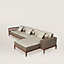 Sofa Sellier 2 places avec méridienne, Vue: Vue portée, worn, vue 1 sur 2