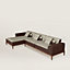 Sofa Sellier 2-seater with chaise lounge, View: Worn, worn, view 1 of 1