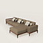Sofa Sellier 2-seater with chaise lounge, View: Worn, worn, view 1 of 2