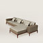 Sofa Sellier 2-seater with lounge chair, View: Worn, worn, view 1 of 1