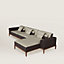 Sofa Sellier 2-seater with lounge chair, View: Worn, worn, view 1 of 1
