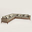 Sofa Sellier 5-seater corner, View: Worn, worn, view 1 of 1