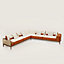 Sofa Sellier 5-seater corner, View: Worn, worn, view 1 of 2