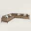 Sofa Sellier d'angle 5 places, Vue: Vue portée, worn, vue 1 sur 1