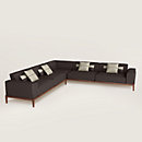 Vue: Vue portée, Sofa Sellier d'angle 5 places