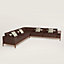 Sofa Sellier d'angle 5 places, Vue: Vue portée, worn, vue 1 sur 2