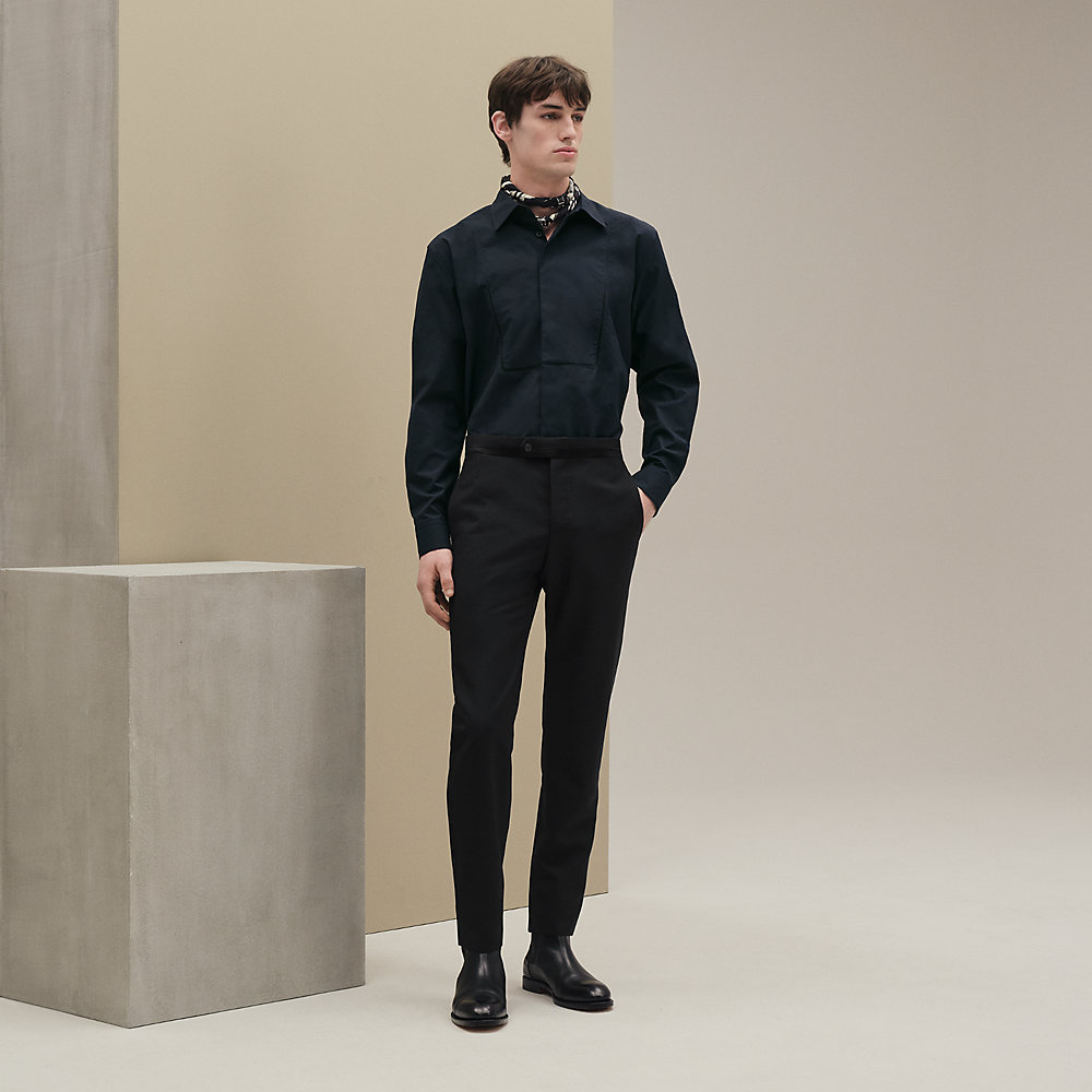 パンツ Hermes Pants SOHO Soho pants with satin belt - Grey - 46 | Hermès Norway