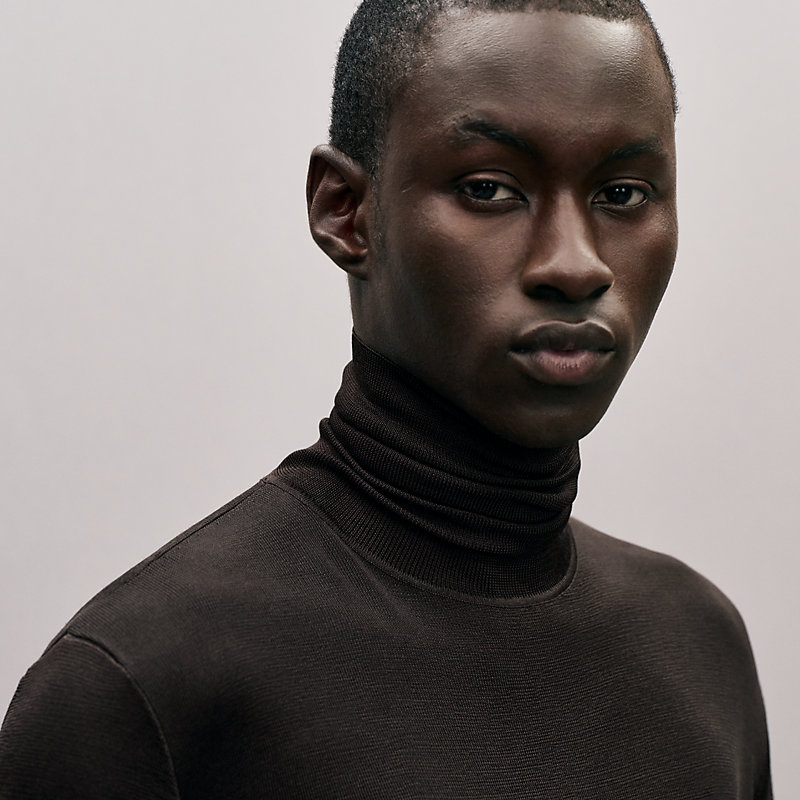 "Soie craquante" turtleneck sweater, View: , view 4 of 5