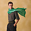 Soie en Vague scarf, View: Worn, worn, view 1 of 3
