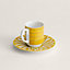 Soleil d’Hermès coffee cup and saucer, View: Worn, worn, view 3 of 3