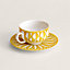 Soleil d’Hermès tea cup and saucer, View: Worn, worn, view 3 of 3