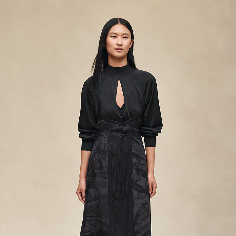 "Soleil de Soie Poudre" long dress
