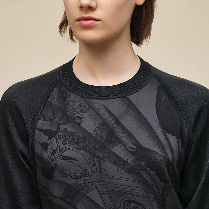 "Soleil de Soie Poudre" long-sleeve sweater 