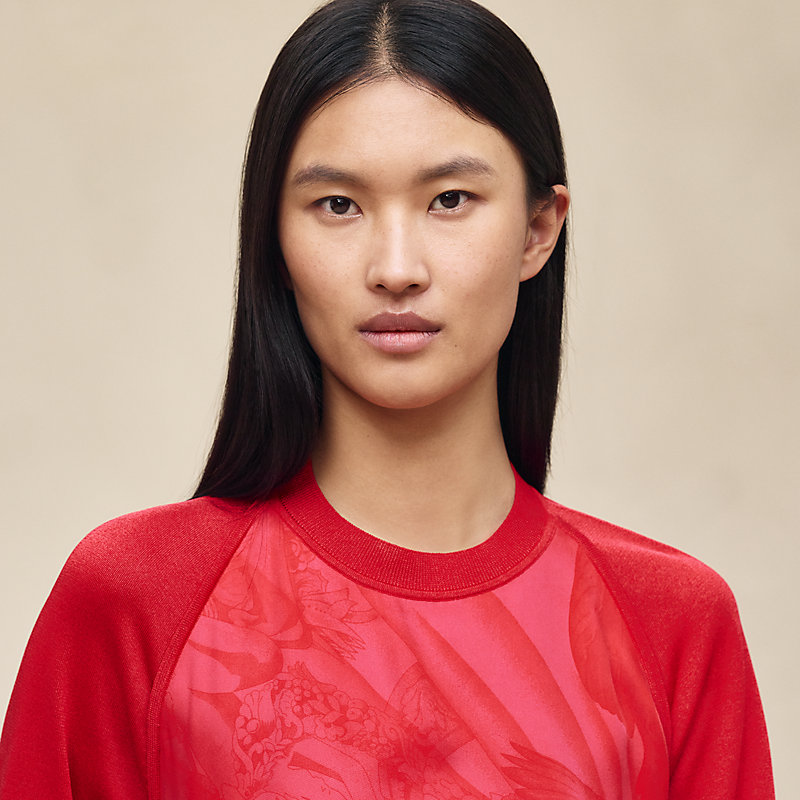 "Soleil de Soie Poudre" long-sleeve sweater , View: , view 4 of 5