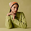 Sous le Charme d'Orphee Detail scarf 45, View: Worn, worn, view 2 of 3