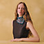 Sous le Charme d'Orphee Detail scarf 45, View: Worn, worn, view 2 of 3