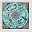 Sous le Charme d'Orphee double face scarf 90, View: Worn, worn, view 4 of 5