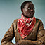 Sous le Charme d'Orphee double face scarf 90, View: Worn, worn, view 1 of 5