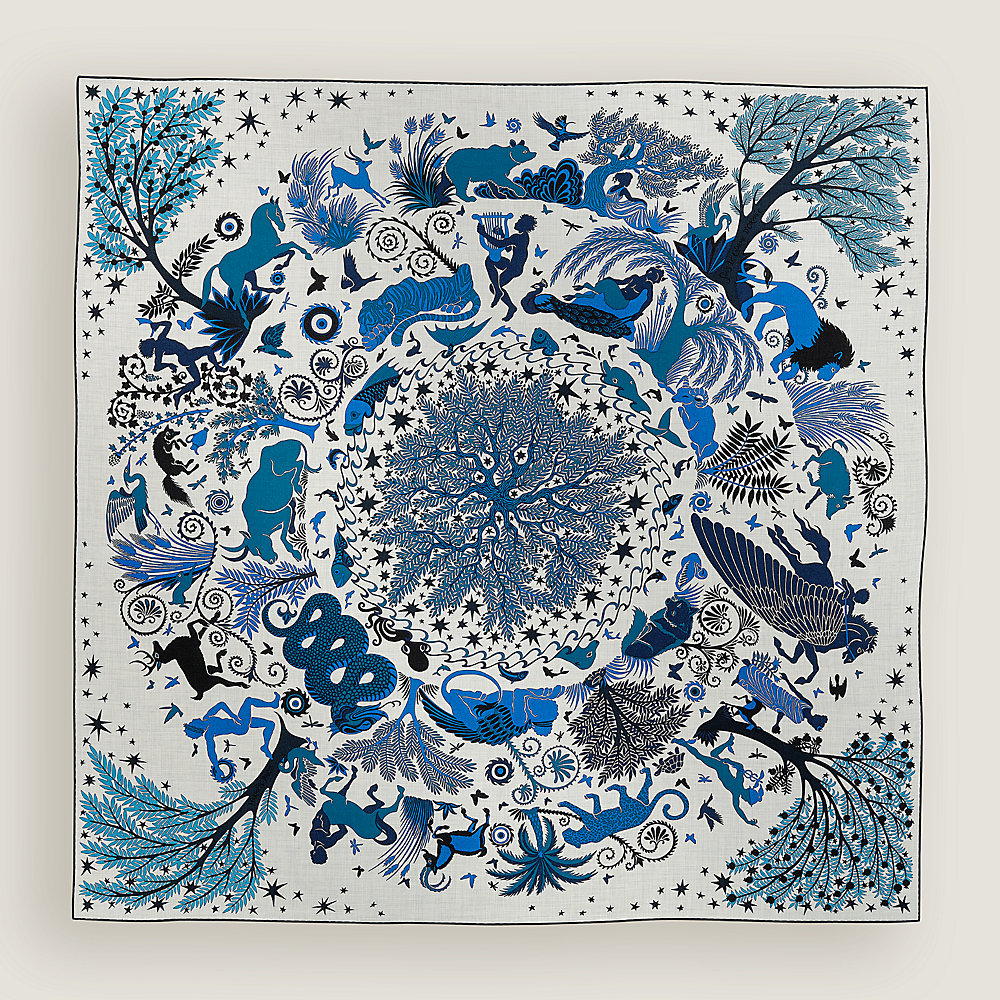 \"国内入手不可！\"【HERMES】カレ140 Sous le Charme d'Orphee Sous le Charme d'Orphee shawl 140 | Hermès Canada
